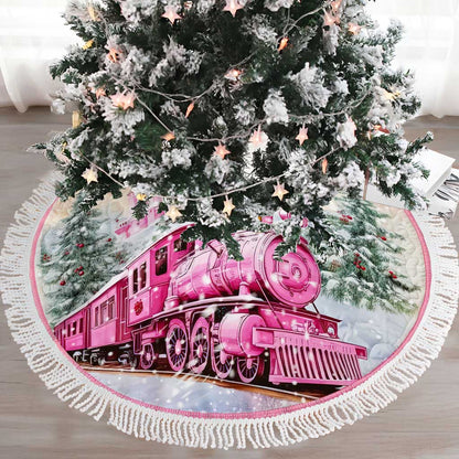 Train Christmas Tree Skirt UKTD5241001