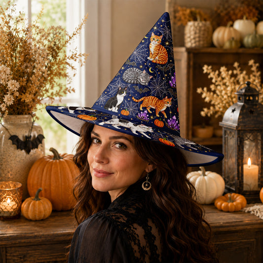 Halloween Cat Witch Hat NPND6140801