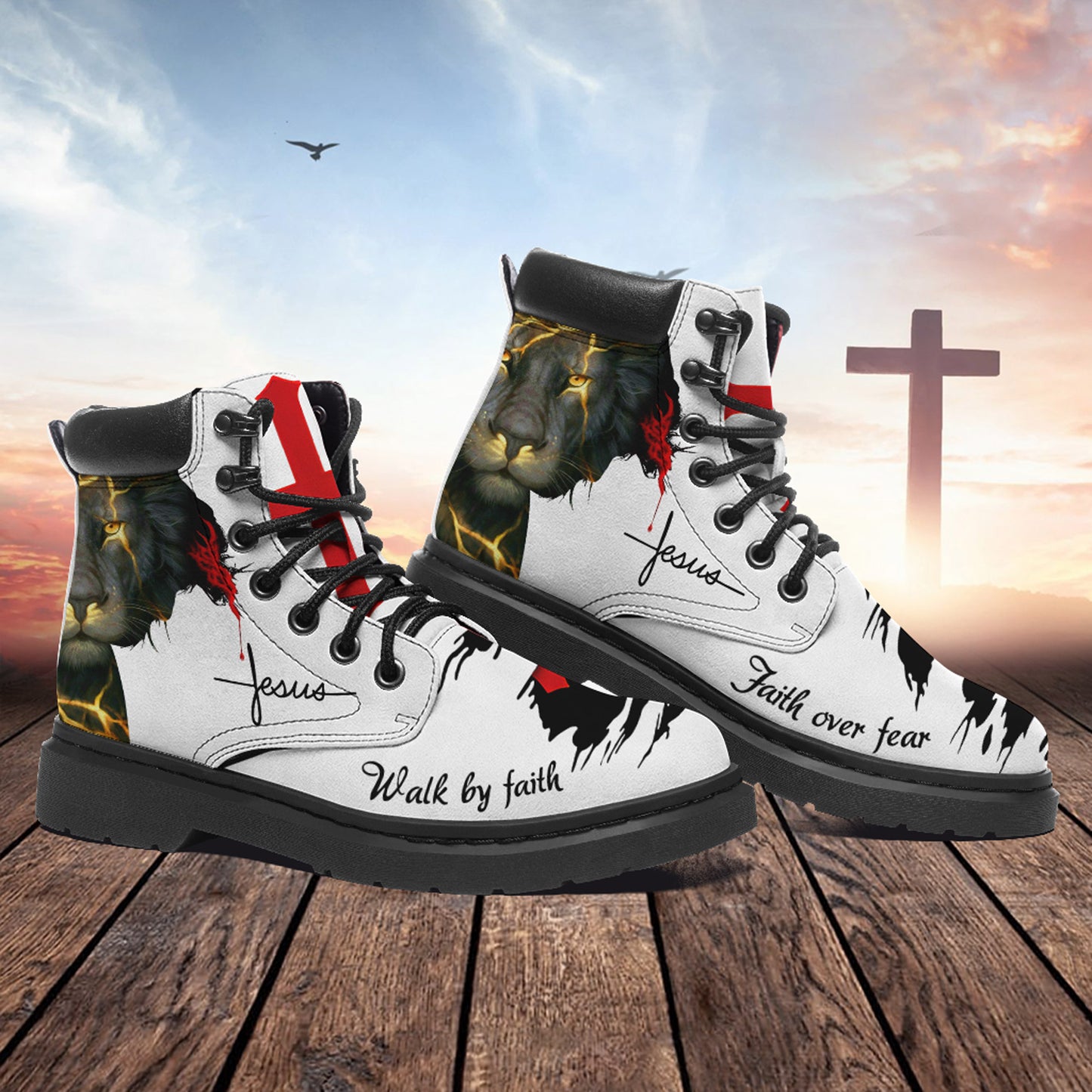Have Faith in Jesus Boots UKTO3130601
