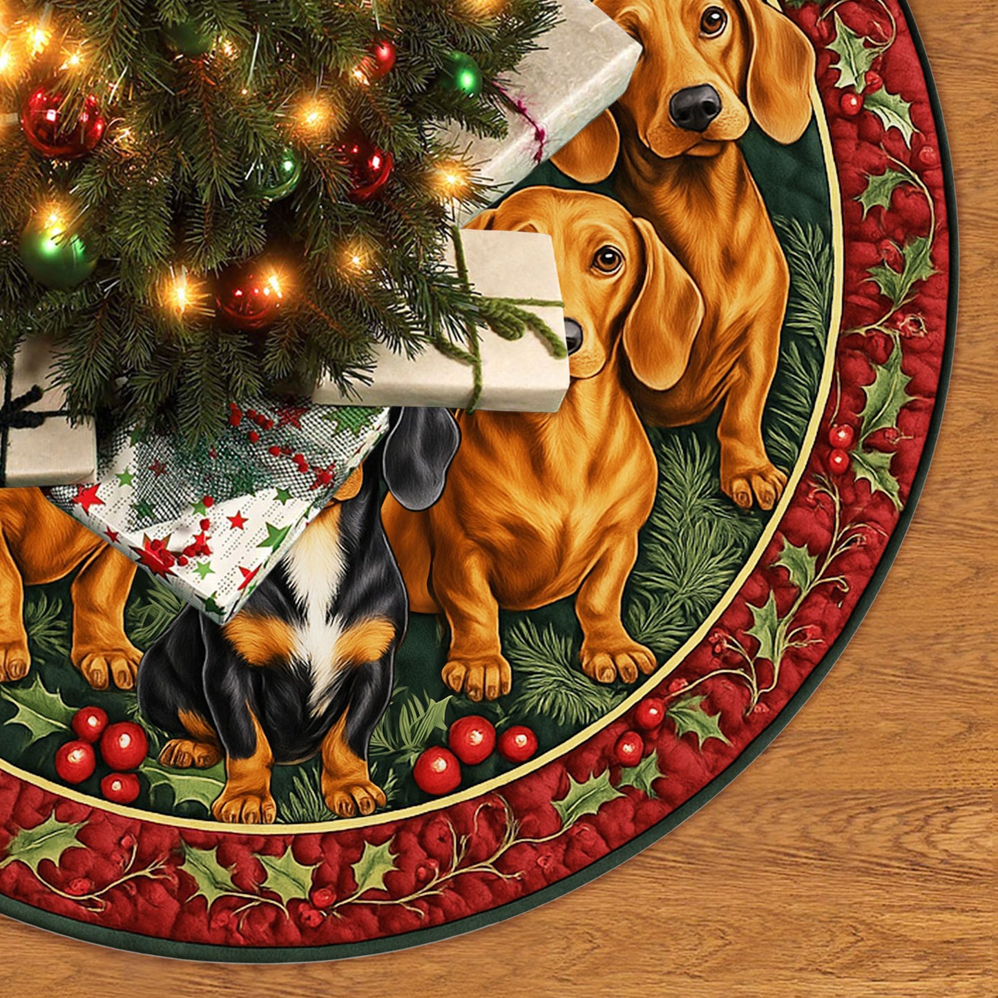 Dachshund Christmas Tree Skirt UKHH5171002