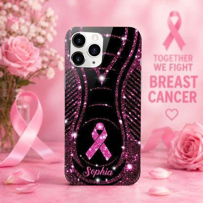 Custom Name Breast Cancer Awareness Phone Case UKHA4260303