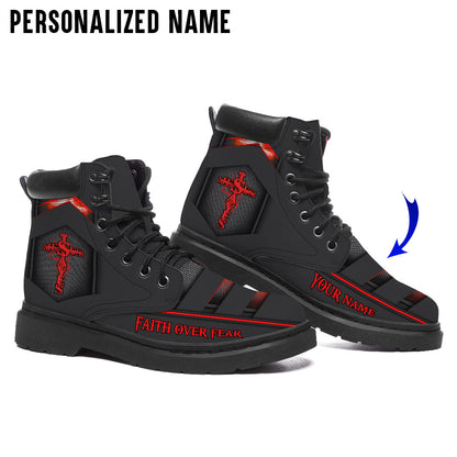 Jesus Saved My Life Faith Over Fear Jesus Boots UKHA3090602