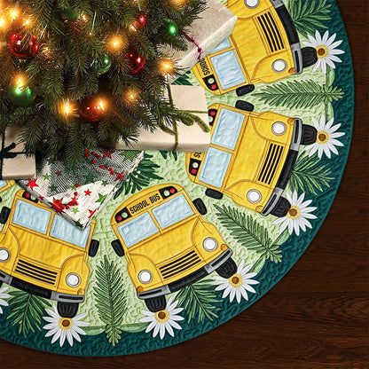 School Bus Christmas Tree Skirt QFTO5171001