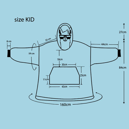 Personalized Kid Blanket Hoodie QFHM5250903