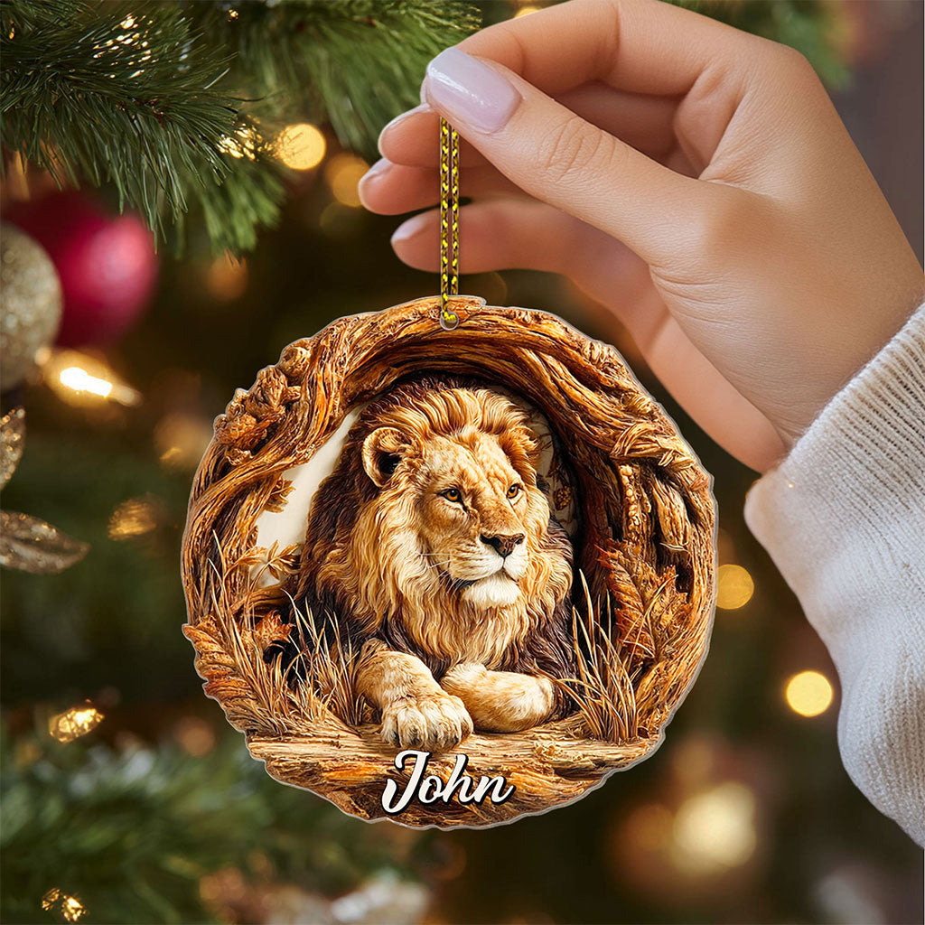 Custom 2D Flat Lion Acrylic Ornament UKTO5131003