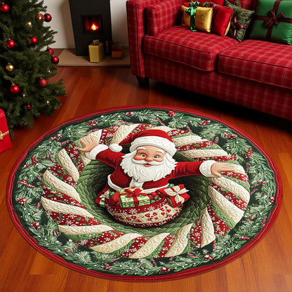 Christmas Santa 3D Printed Rug UKNT5180901