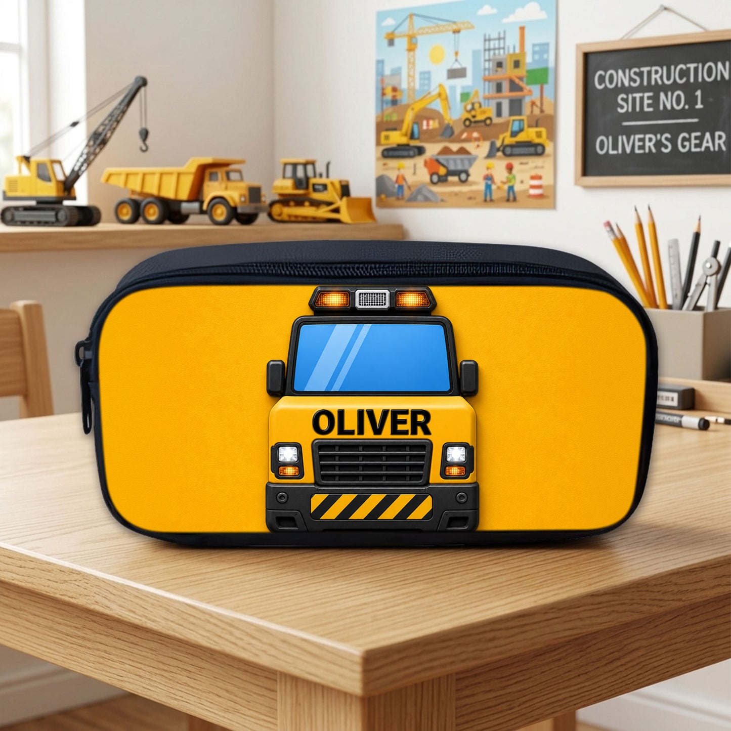 Personalized Construction Truck Backpack NPND6290601