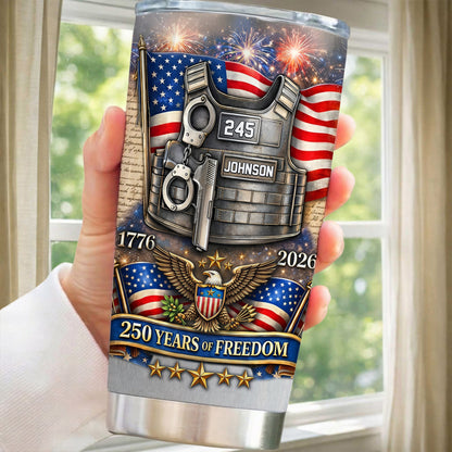 Custom 250th Police 20 OZ Tumbler THND6160401
