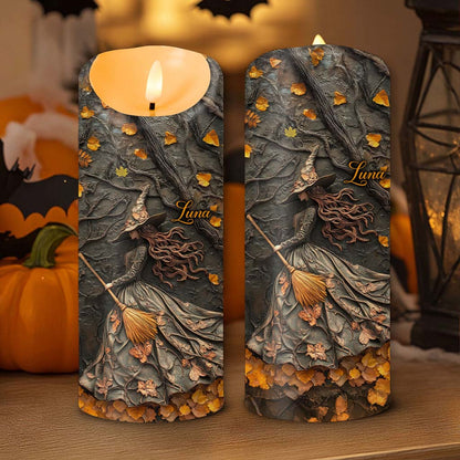 Custom Witch Halloween Led Candle UKTD5220801