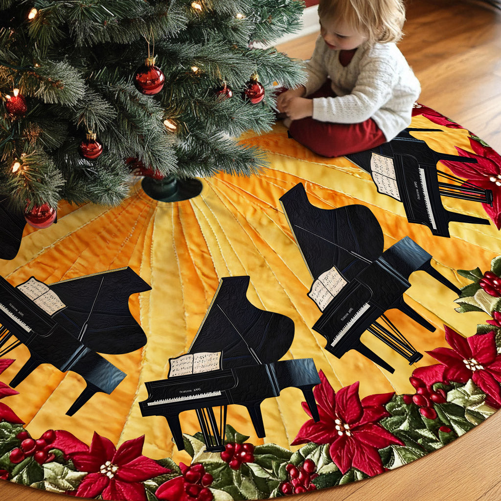 Piano Christmas Tree Skirt UKNT5311001