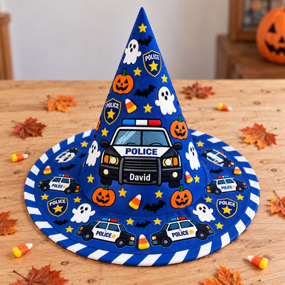 Personalized Police Witch Hat UKND6040910