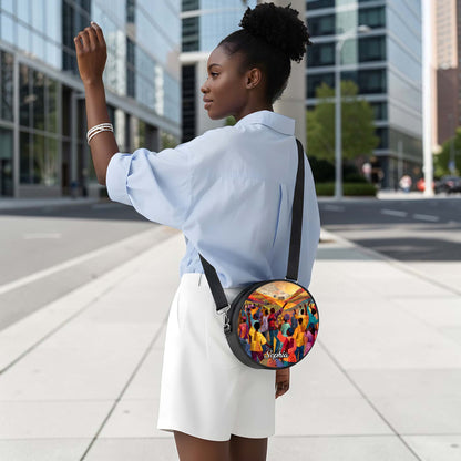 Custom Black Women History Round Crossbaby Bag THUU6060603