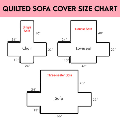 Breast Cancer Quilt Sofa Cover NPNT6060803