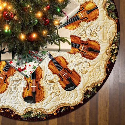 Violin Christmas Tree Skirt UKHM5271002