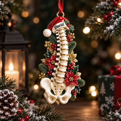 Personalized Chiropractor Christmas Ornament, Spine Spine Keepsake NPND6100760