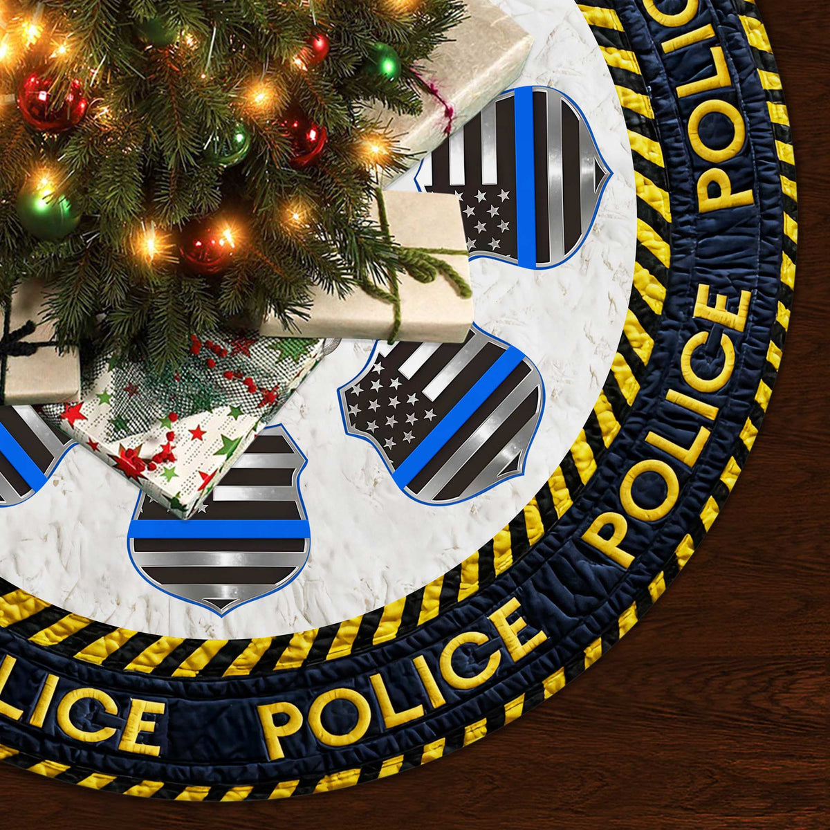 Police Christmas Tree Skirt QFPY5271002