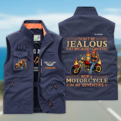 Personalized Motorcycle Multi-Pocket Vest UKND6220404