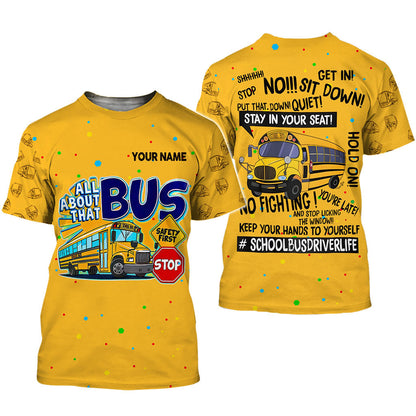 Personalized School Bus Driver Shirts NPND5120901
