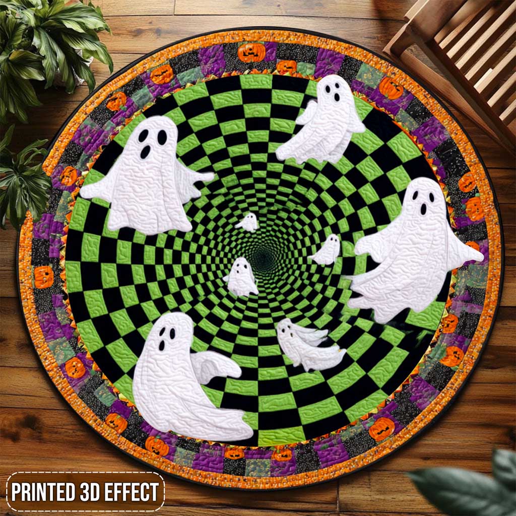 Halloween Cute Ghost 3D Printed Rug UKTD5130902