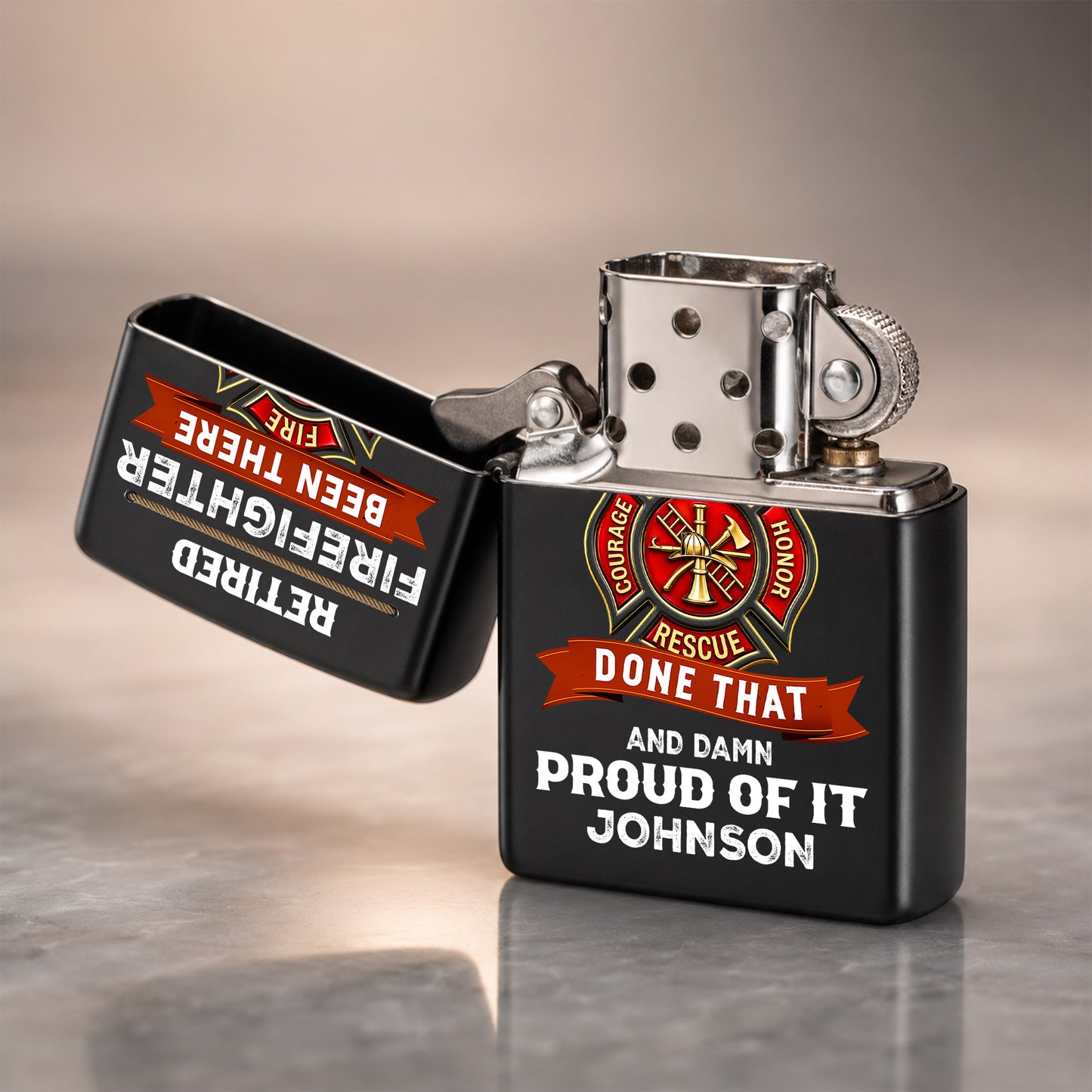 Custom Firefighter Lighter THND6090602