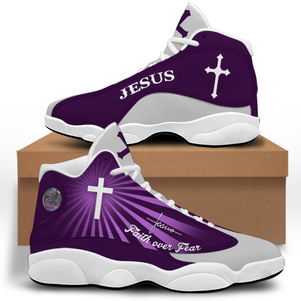 Faith Over Fear Walk By Faith Jesus Shoes UKHA3090503