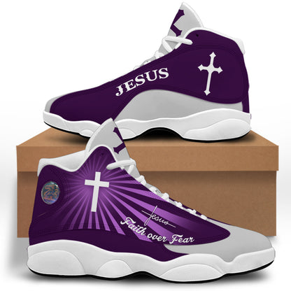 Faith Over Fear Walk By Faith Jesus Shoes UKHA3090503