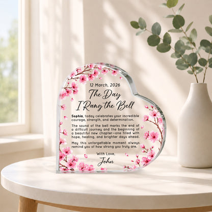 Breast Cancer Women’s Health Awareness Heart Acrylic Plaque QFNT6010801