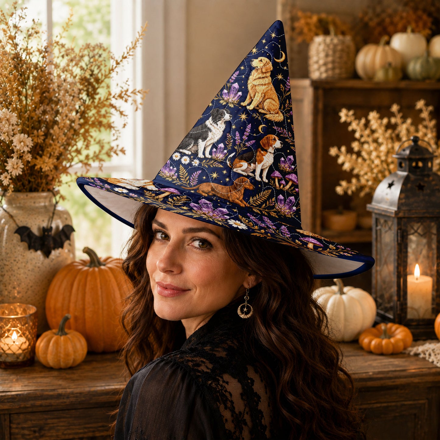 Halloween Dog Witch Hat NPND6130804