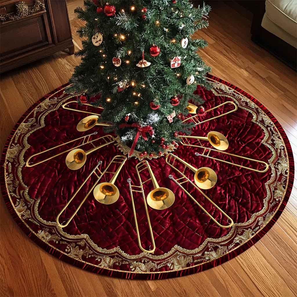 Trombone Christmas Tree Skirt UKND5311005