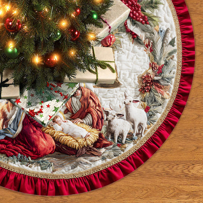 Nativity Christmas Tree Skirt QFHH5281004