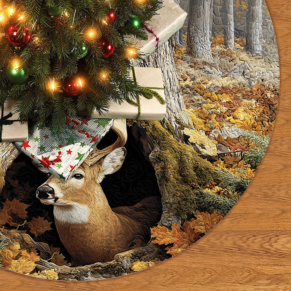 Deer Hunting Christmas Tree Skirt QFNT5221006