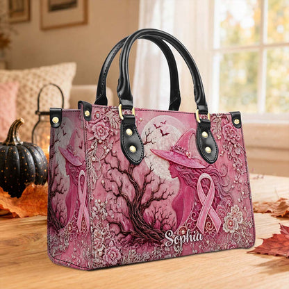 Personalized Witchy Breast Cancer Handbag + Wallet NPHM6110802