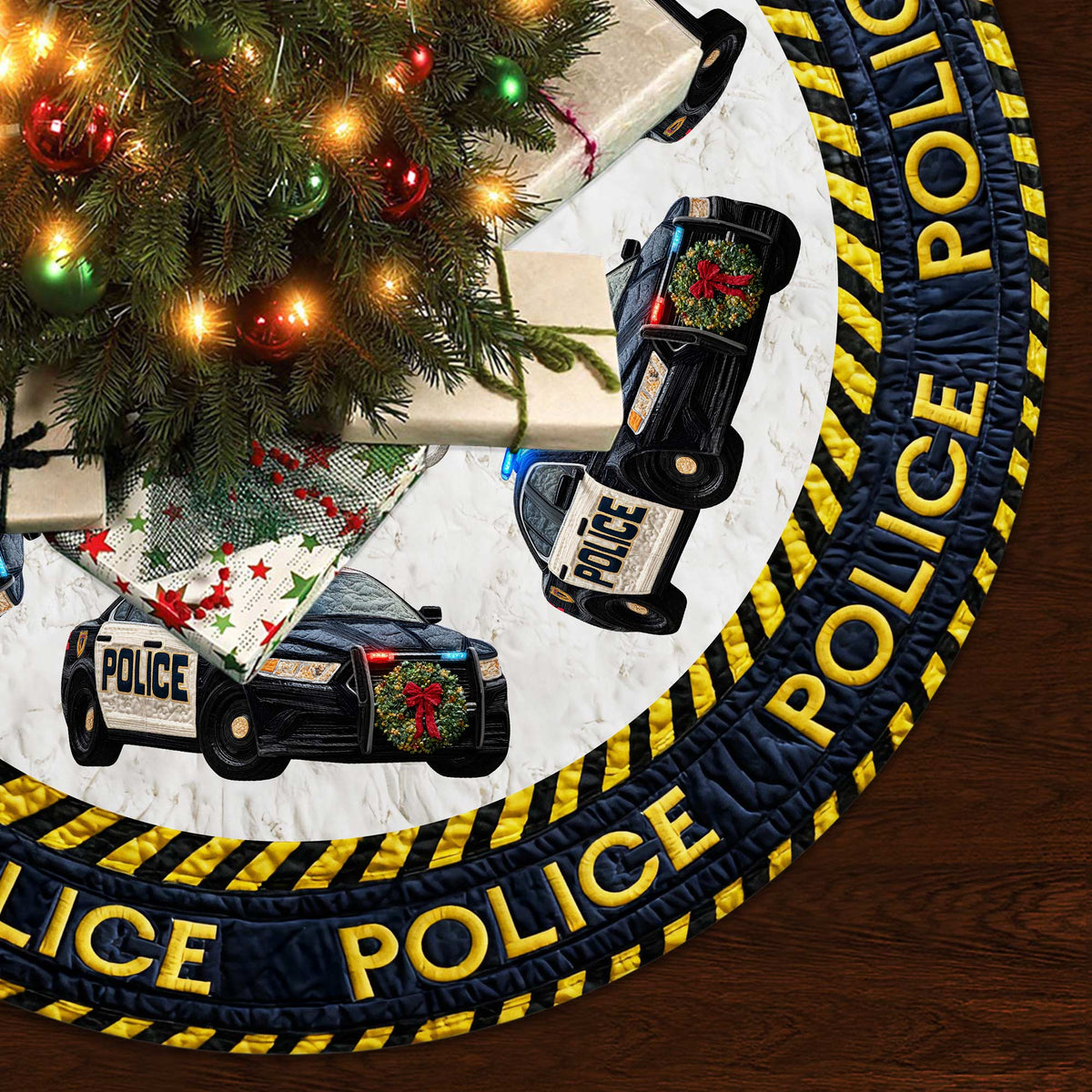 Police Christmas Tree Skirt QFPY5251001