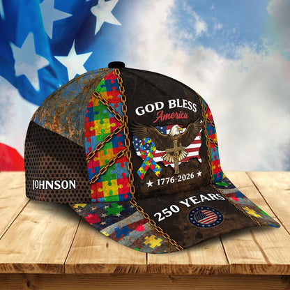 Custom 250th USA Autism Cap THND6090301