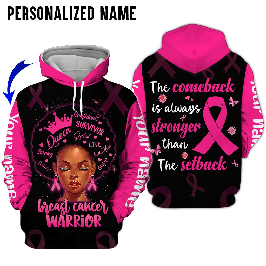 Custom Name Breast Cancer 3D All Over Printed Clothes UKAA3080801