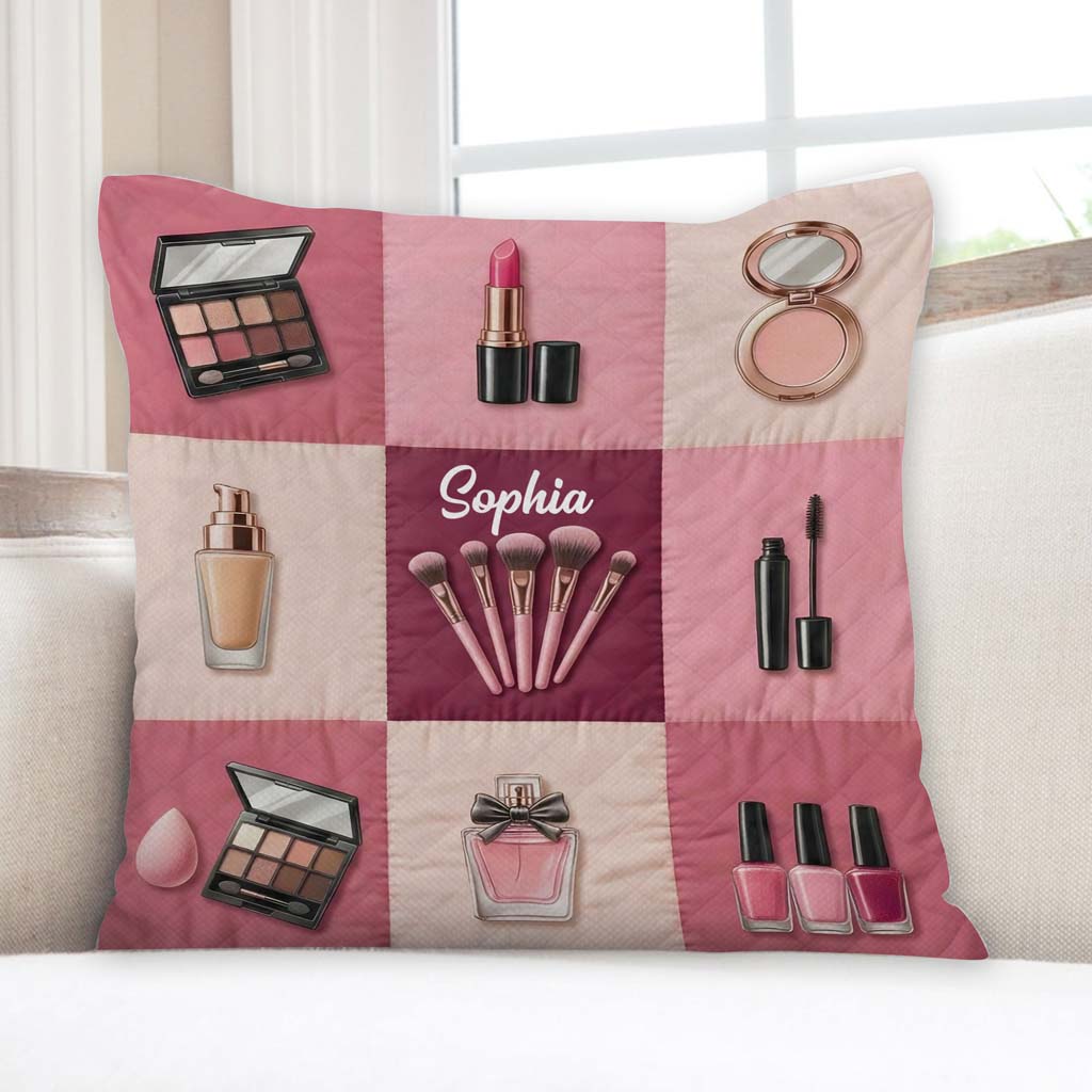 Custom Make Up Linen Pillow THTD6200104