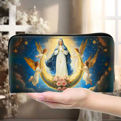 The Queen of Heaven Leather Virgin Mary HandBag UKND5120902