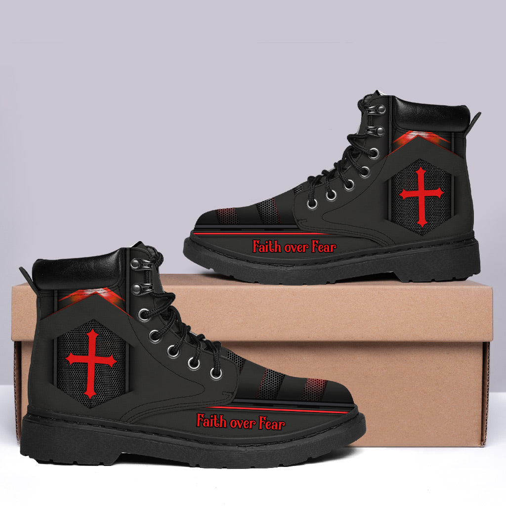 Jesus Faith Over Fear Boots UKHA3260401