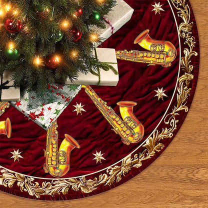 Saxophone Christmas Tree Skirt UKND5281002