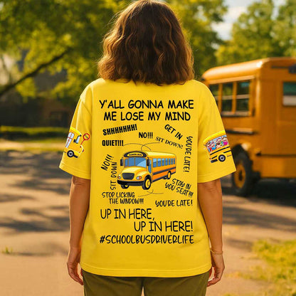 Personalized School Bus Driver 3D All Over Printed Clothes UKND5140804