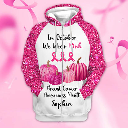 Custom Breast Cancer Awareness 3D All Over Printed Clothes UKTD5300802