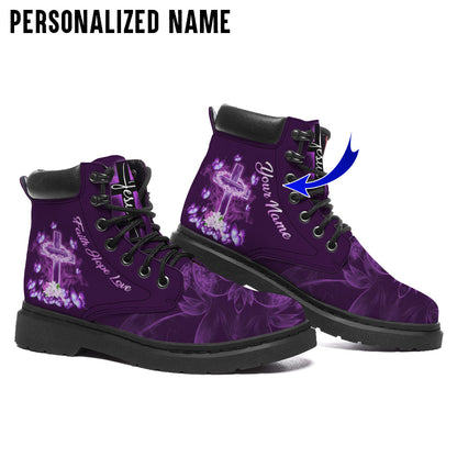 Personalized Name Jesus Boots UKYY3140601