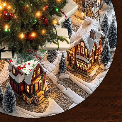 Winter Village Christmas Tree Skirt QFHM5211002