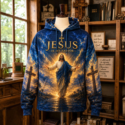 Jesus Is My Savior Christian 3D All Over Printed Clothes QFTD6130805