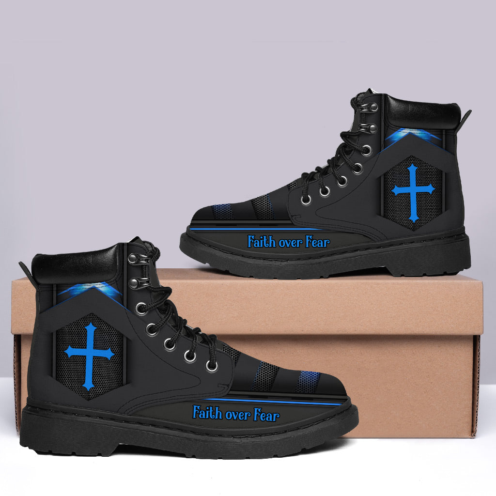 Jesus Faith Over Fear Boots UKHA3260402