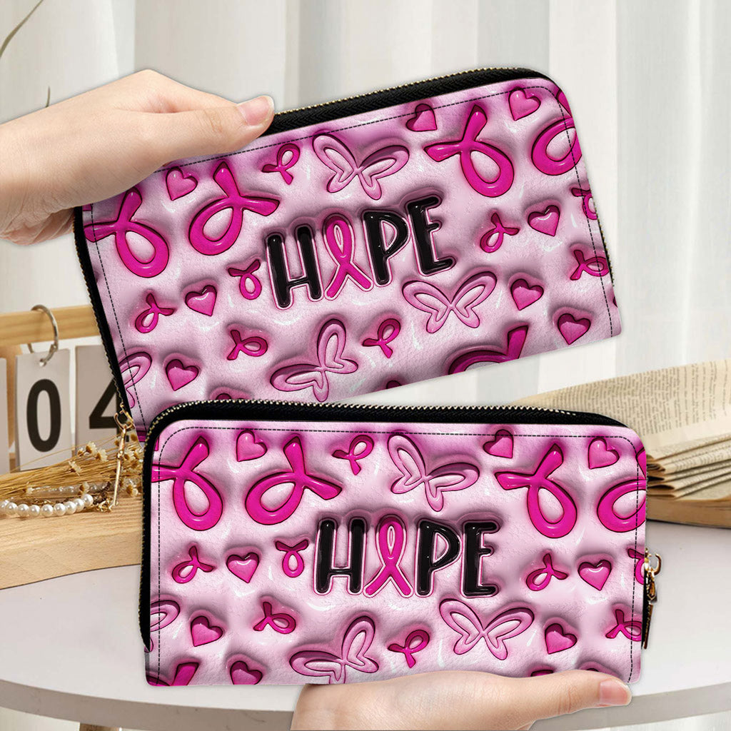 Breast Cancer Leather Handbag With Handle For Women, Breast Cancer Awareness, Breast Cancer Survivor Bags, Pink Ribbon QFNT4200603