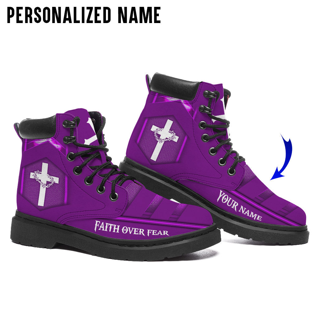 Jesus Saved My Life Faith Over Fear Jesus Boots UKHA3100601