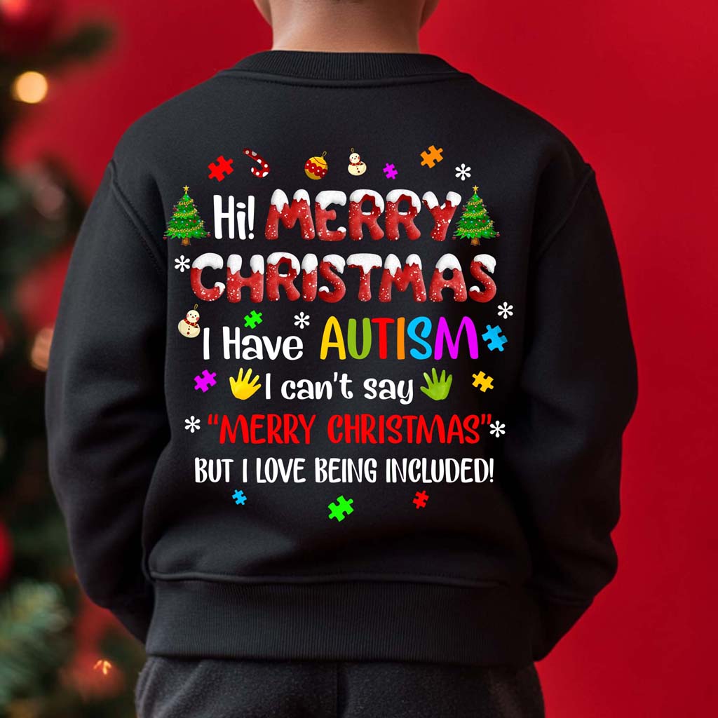 Autism Christmas Shirt For Kids, Holiday Special Needs Gift, Christmas Gift For Autistic Children, Xmas Gift For Autistic Girls, Autistic Boys QFHM4111001