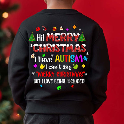 Autism Christmas Shirt For Kids, Holiday Special Needs Gift, Christmas Gift For Autistic Children, Xmas Gift For Autistic Girls, Autistic Boys QFHM4111001