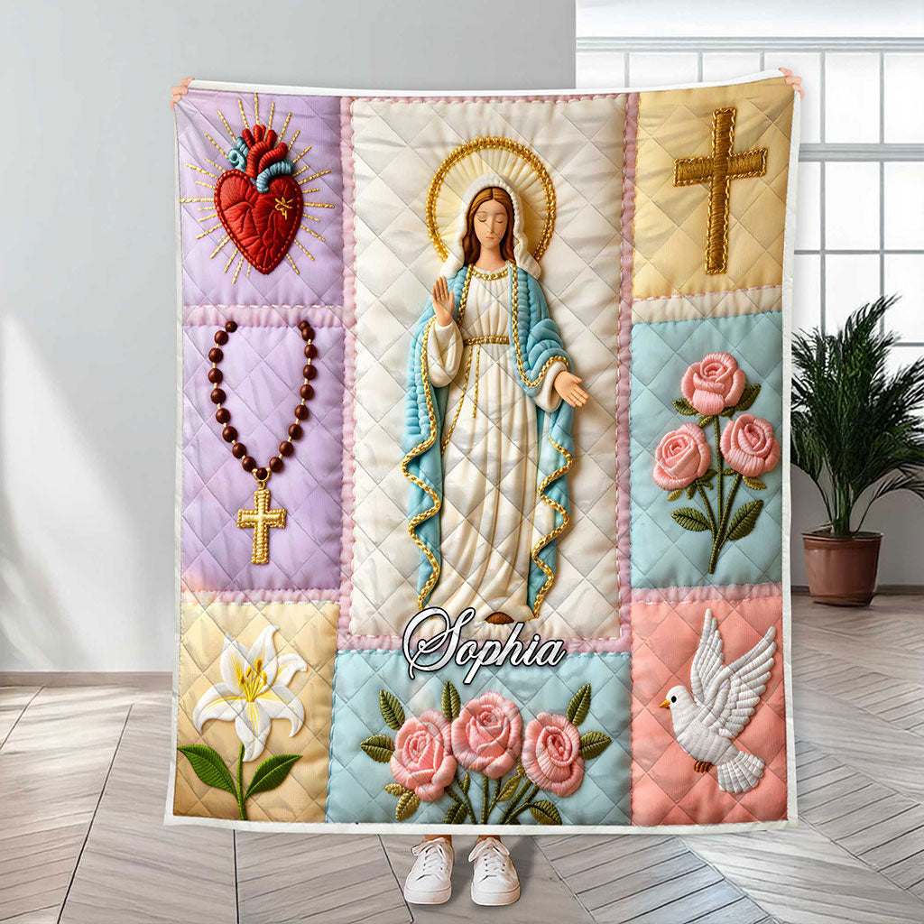 Custom Virgin Quilt Blanket THUU6070105